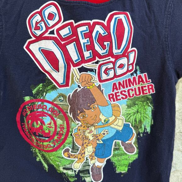 Vintage Y2K go diego go animal rescuer tshirt size 3T - Picture 3 of 6